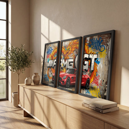 Dragon AMG Street Art Set of 3
