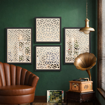 Regalia Mirror Art Set of 4