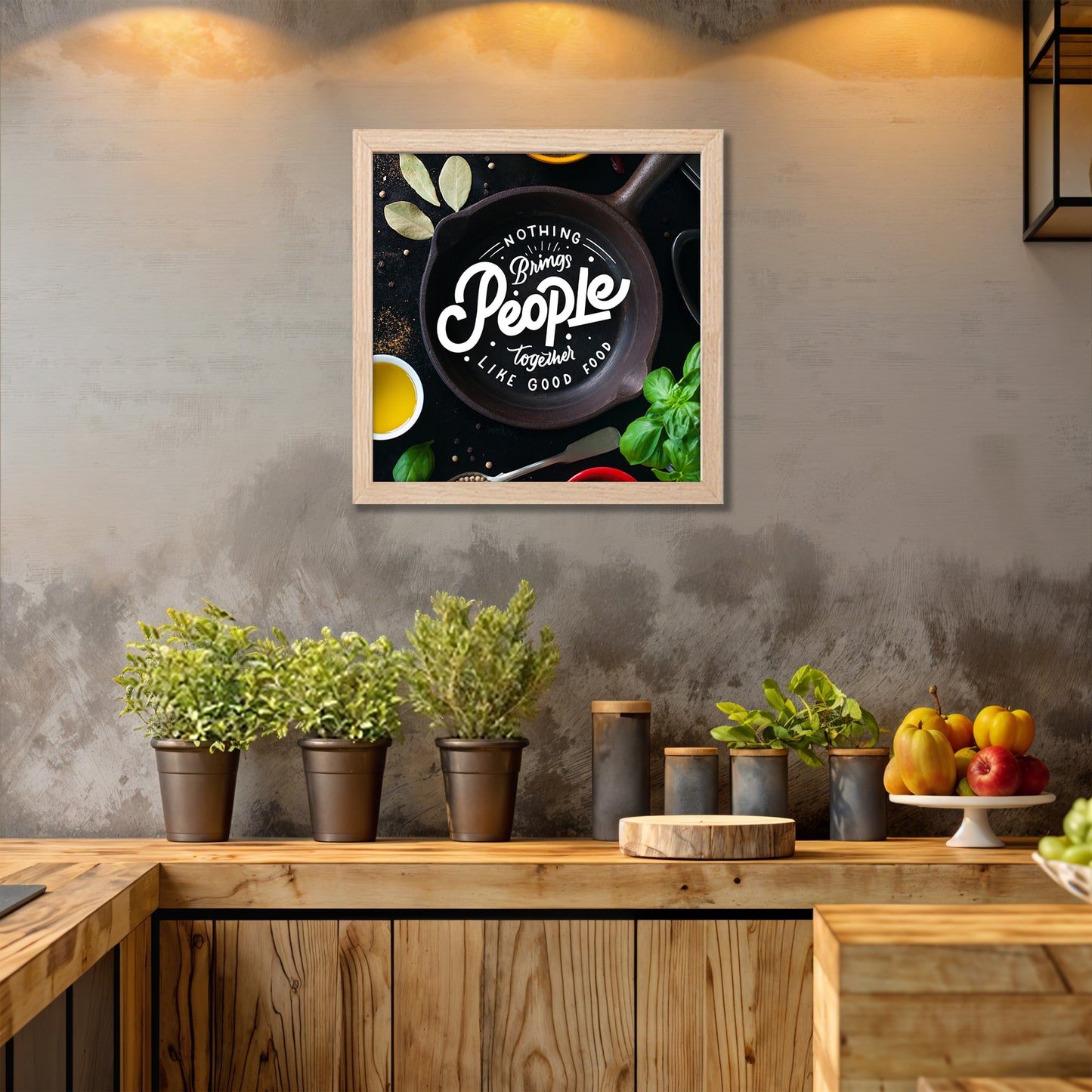 People & Food Art