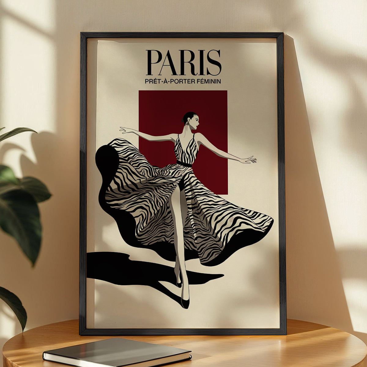 Paris Fashion Elegance Framed Wall Art