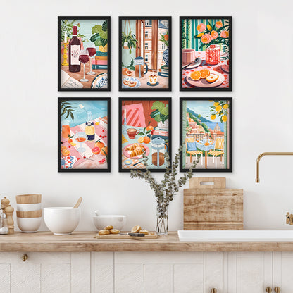 Café Lifestyle Wall Art Set