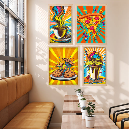 Pop Art Treats Wall Frame Set