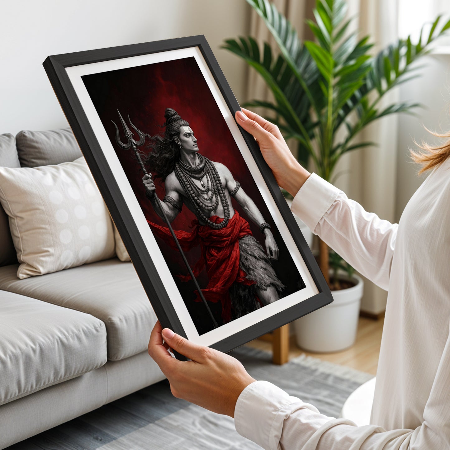 Mahadev Trishul Wall Frame