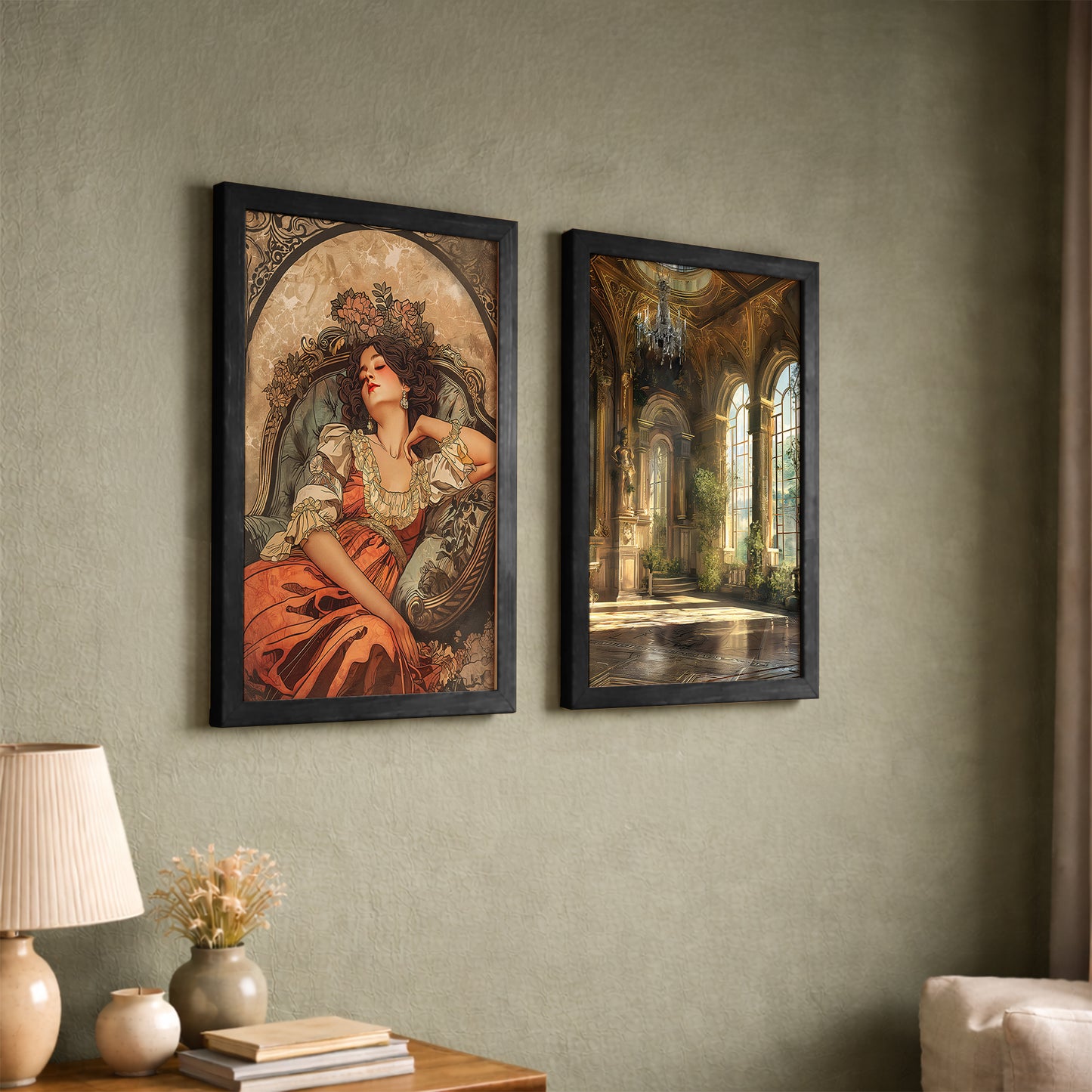 Vintage Elegance Poster Set