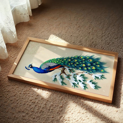 Royal Peacock Wall Frame