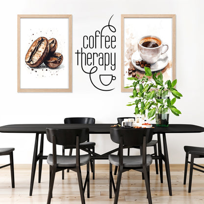 Vintage Food Quote Wall Art Set