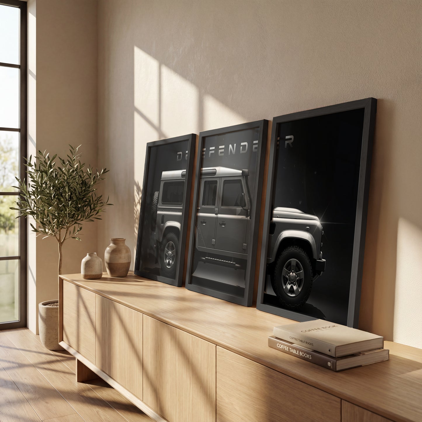 Defender Wall Frame Set of 3