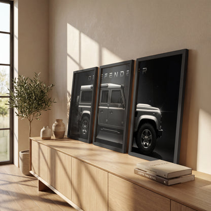 Defender Wall Frame Set of 3
