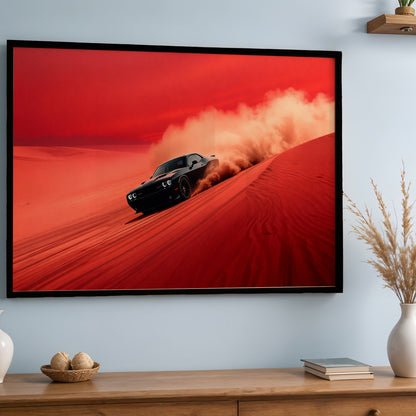 Dodge Challenger Sandstorm Wall Art