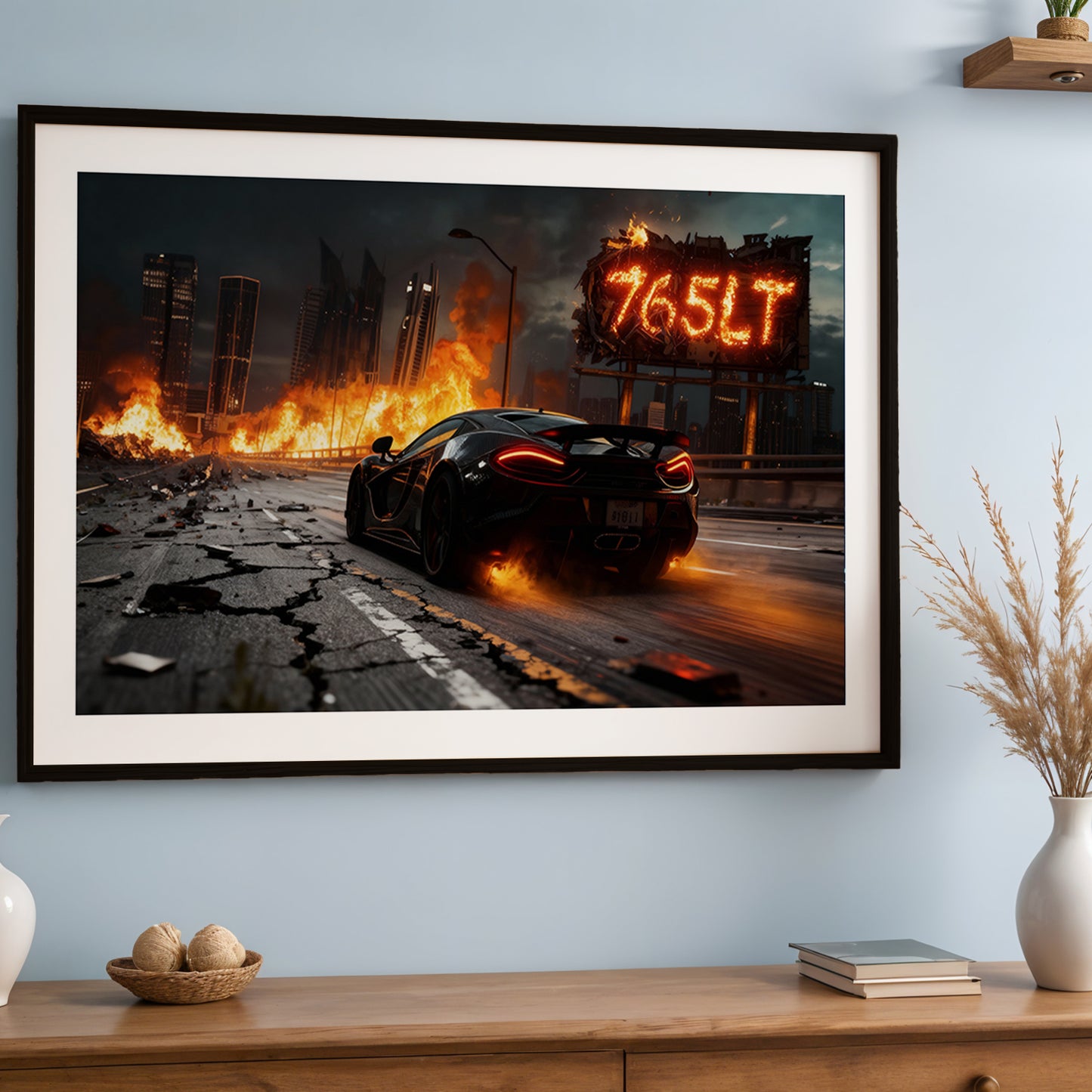McLaren 765LT Inferno Edition Wall Frame