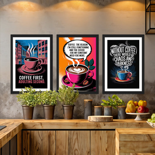 Coffee Wall Frame Set