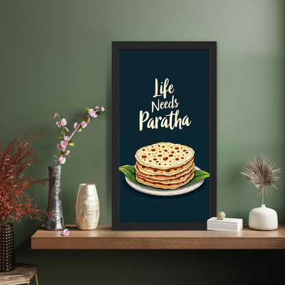 Paratha Delight Wall Frame