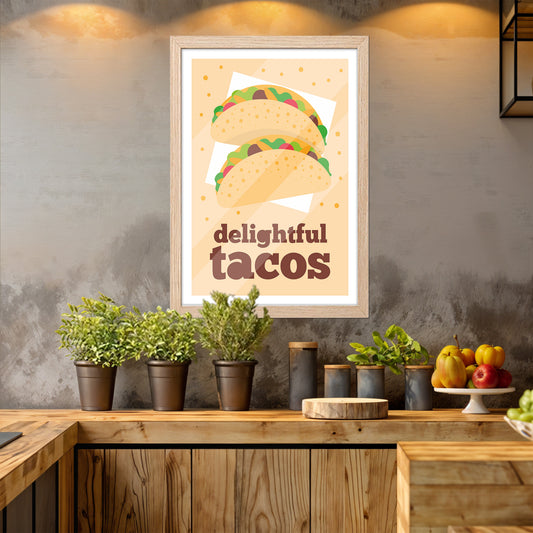 Tasty Tacos Wall Frame