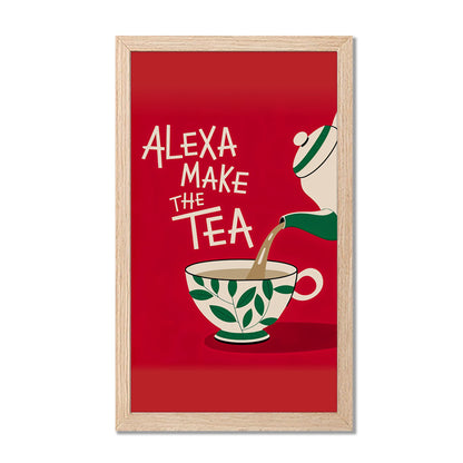 Alexa Make the Tea Wall Frame