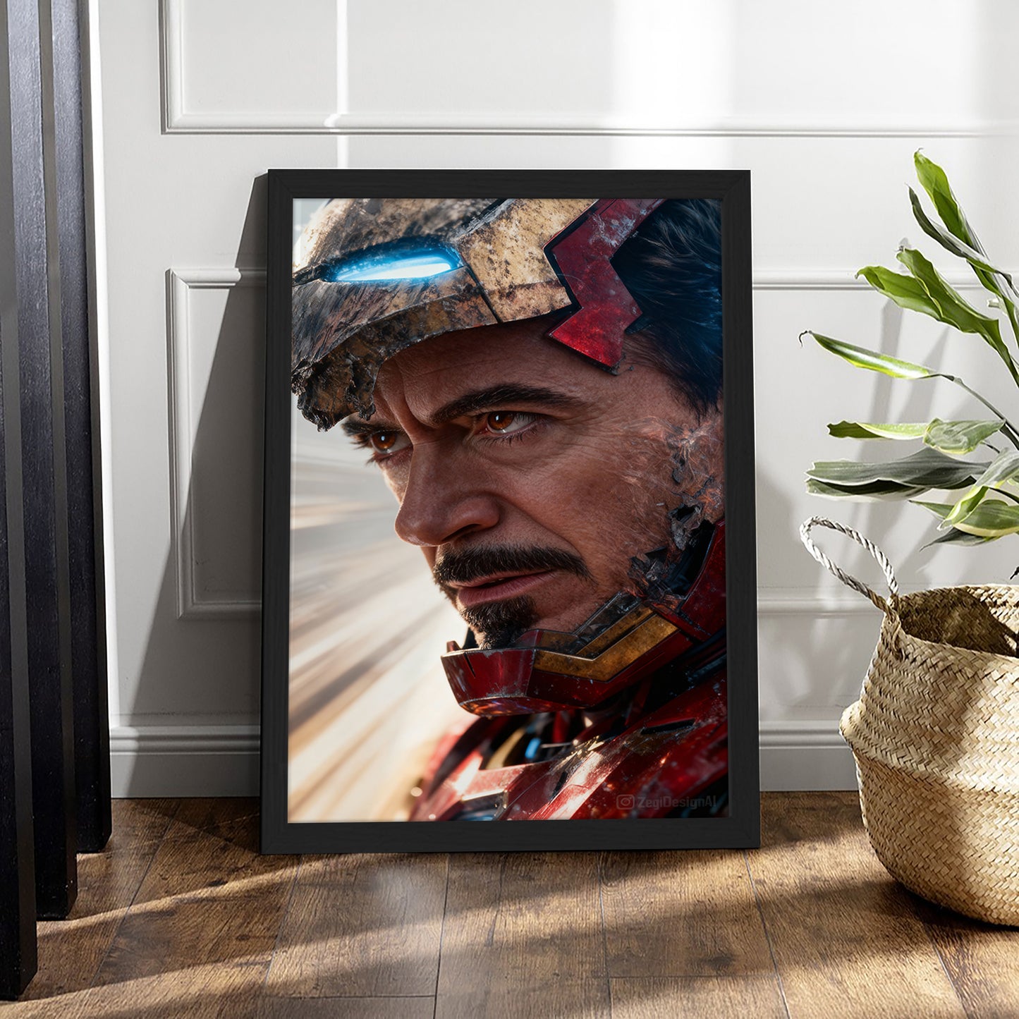 Iron Man Battle Wall Frame