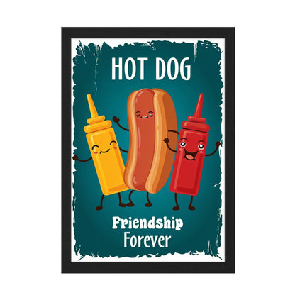 Hotdog Crew Wall Frame