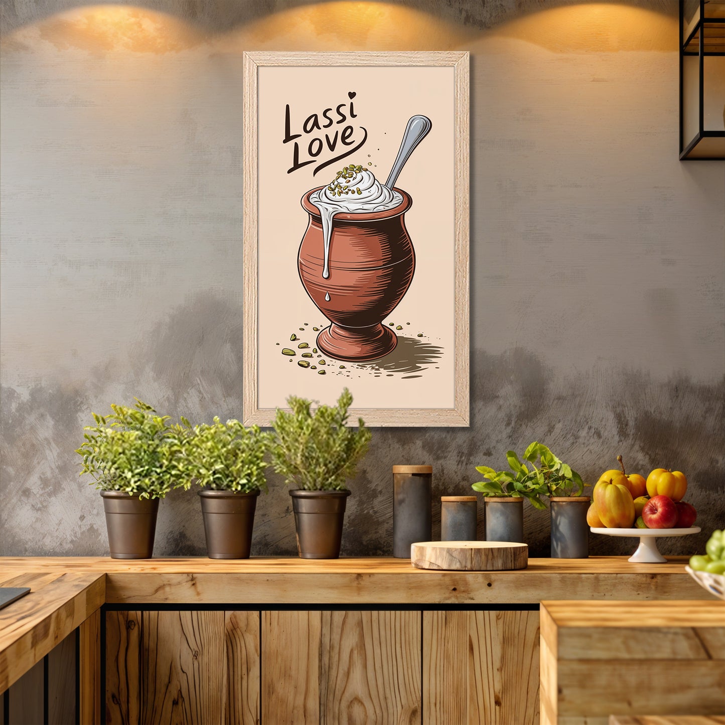 Lassi Illustration Wall Art