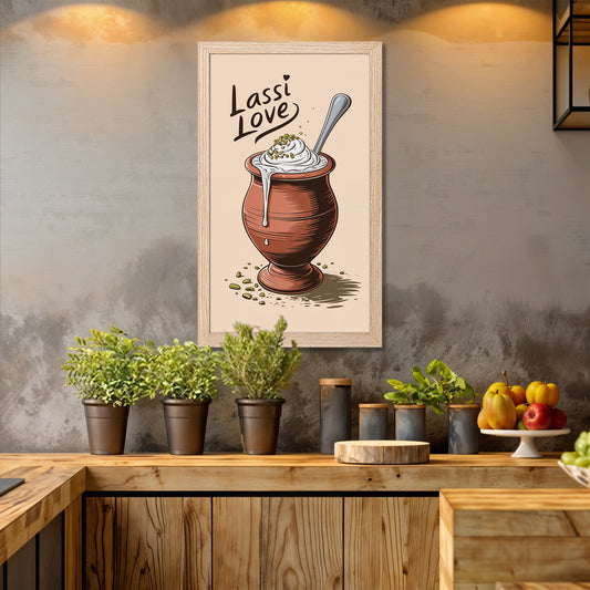 Lassi Illustration Wall Art