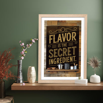 Secret Ingredient Wall Frame