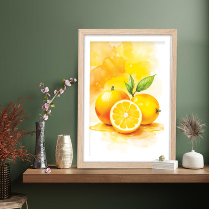 Lemon Art Wall Frame