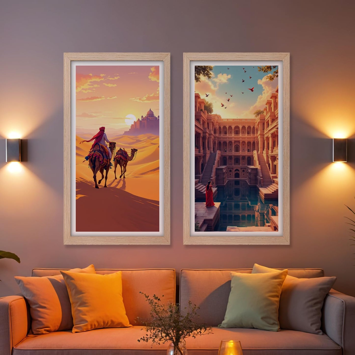 Golden Trails Wall Frames