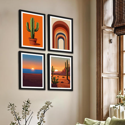 Desert Vibes Set Wall Frame Set