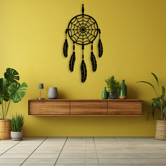 Dreamcatcher Pinewood Wall Art