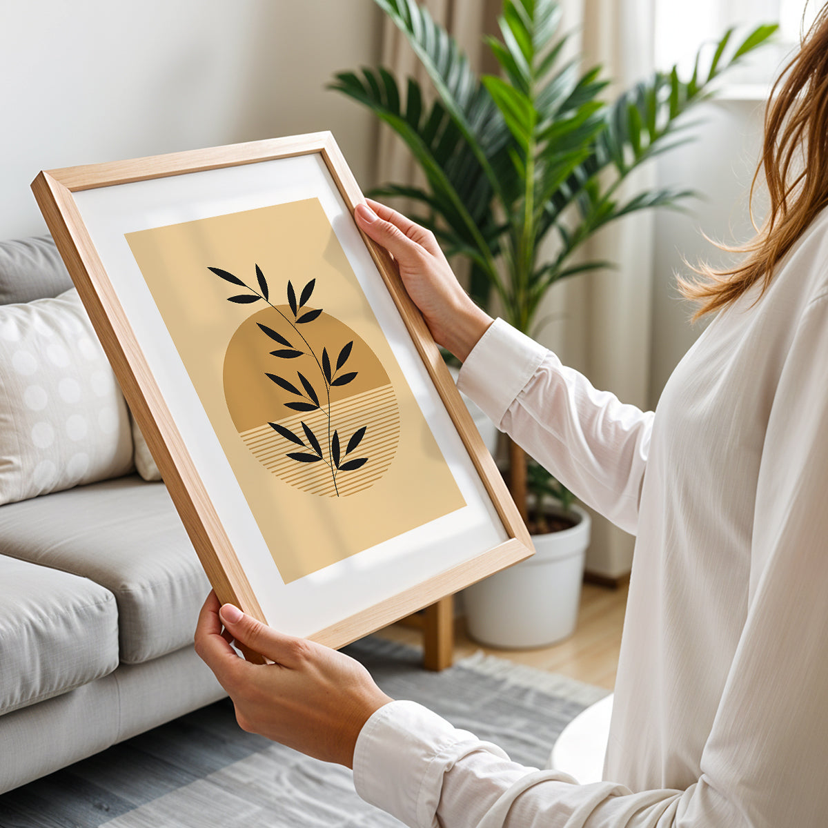 Minimalist Botanical Wall Frame