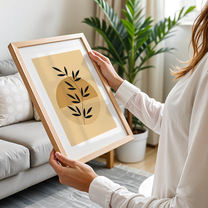Minimalist Botanical Wall Frame