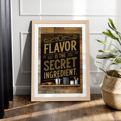 Secret Ingredient Wall Frame