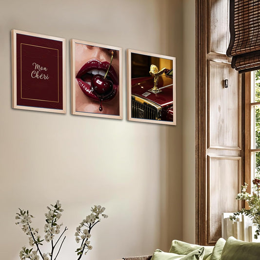Luxury Glam Art Trio