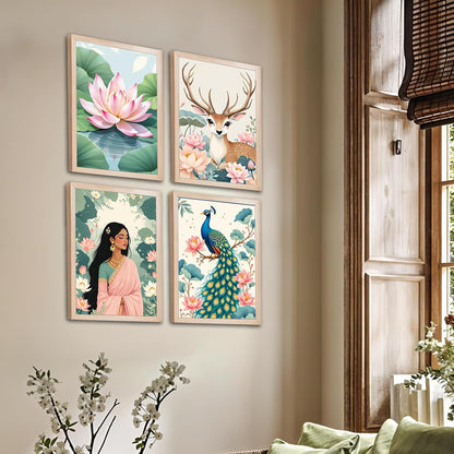 Lotus Harmony Wall Frame Set