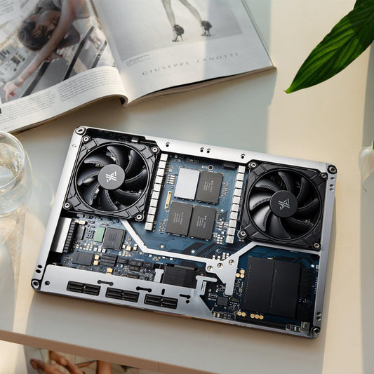 Quantum Core – Premium Tech Laptop Skin