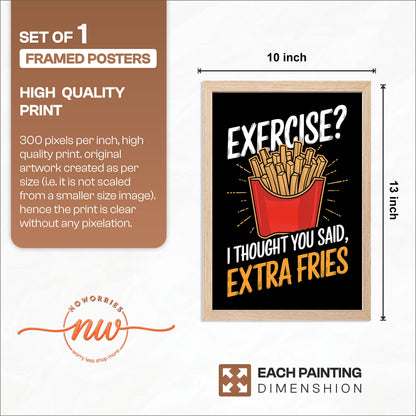 Fries Mode Wall Frame