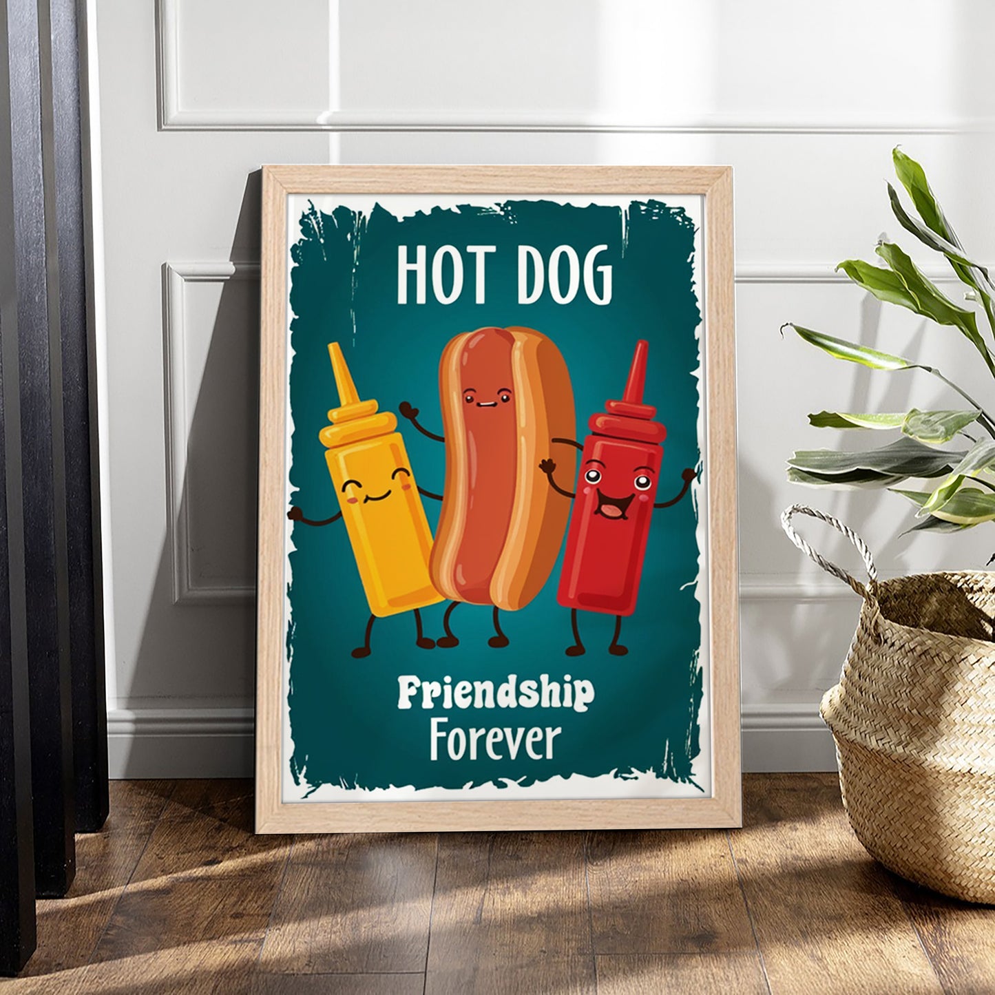 Hotdog Crew Wall Frame