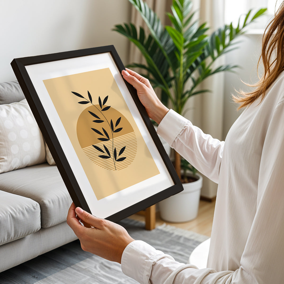 Minimalist Botanical Wall Frame