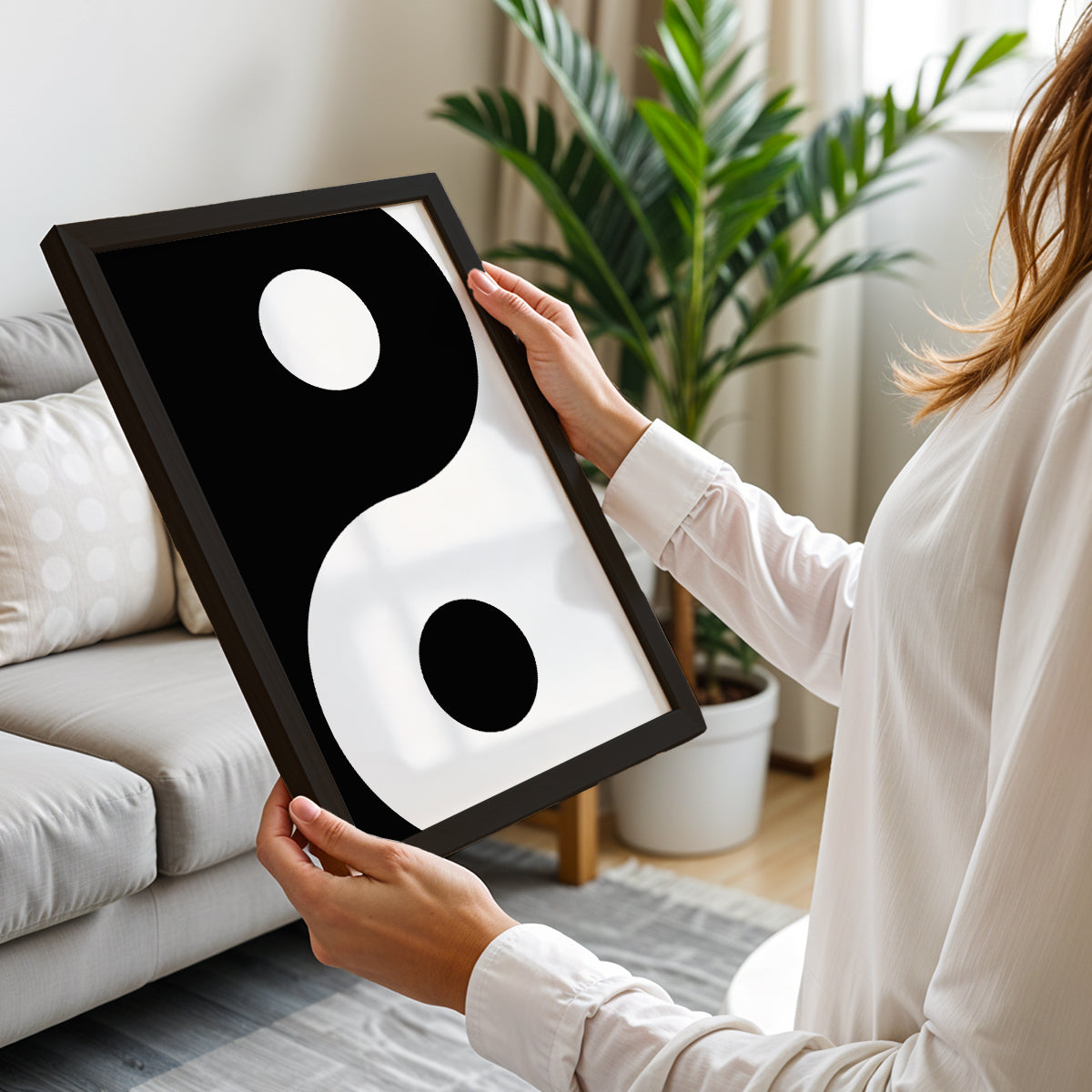 Yin Yang Minimalist Wall Art
