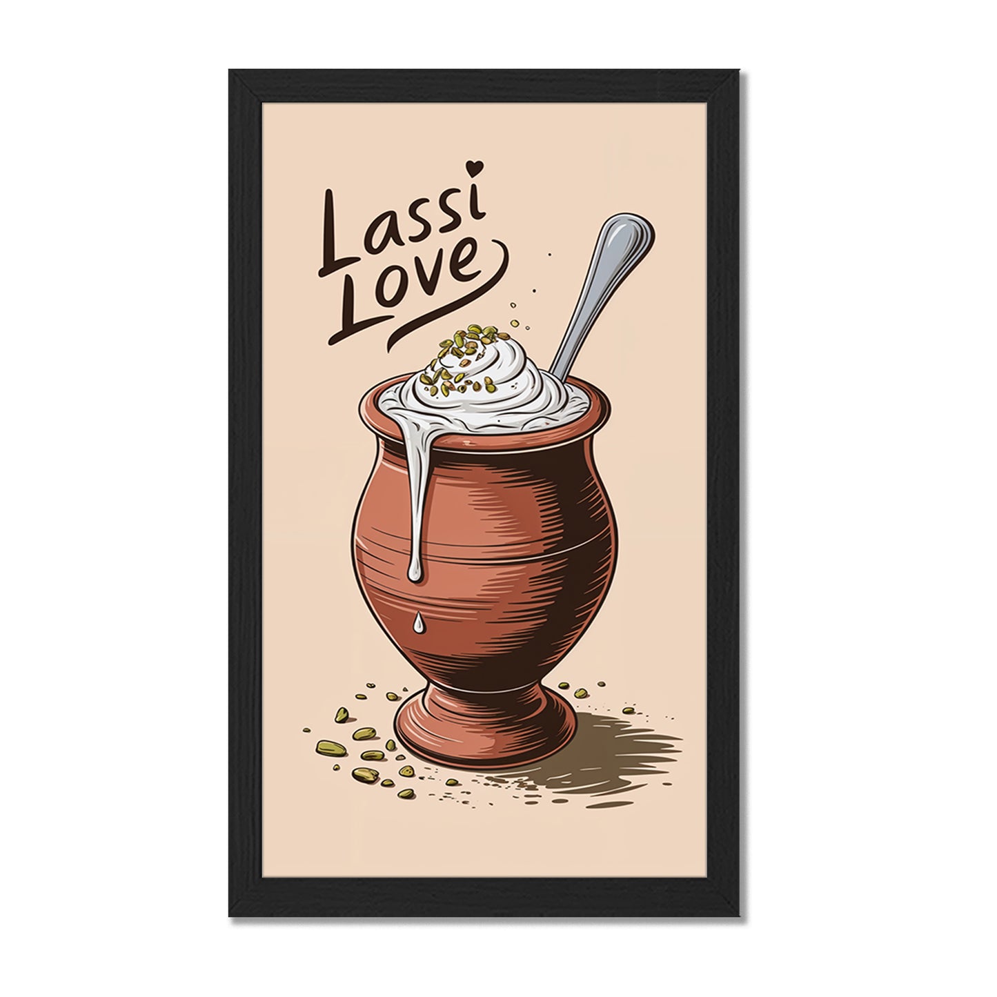 Lassi Illustration Wall Art