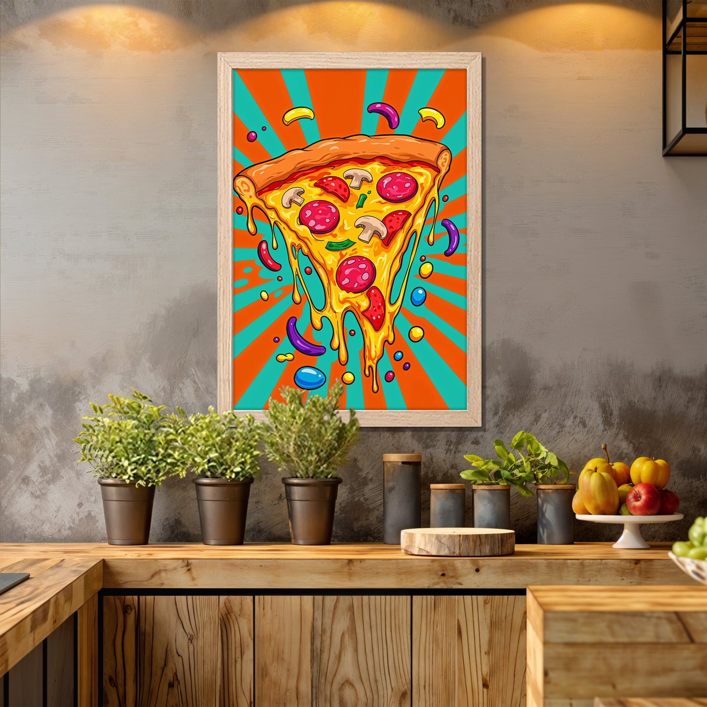 Melty Slice Wall Frame