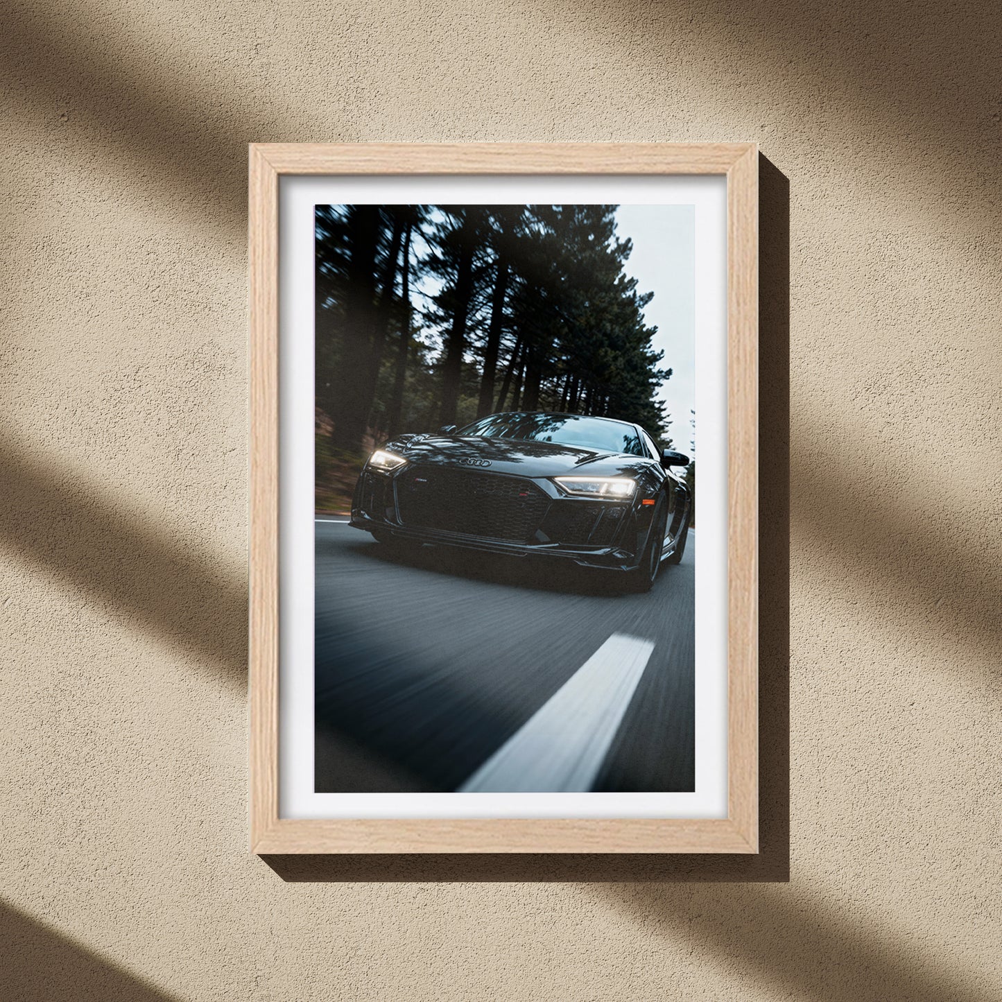 Audi R8 Road Rush Wall Frame