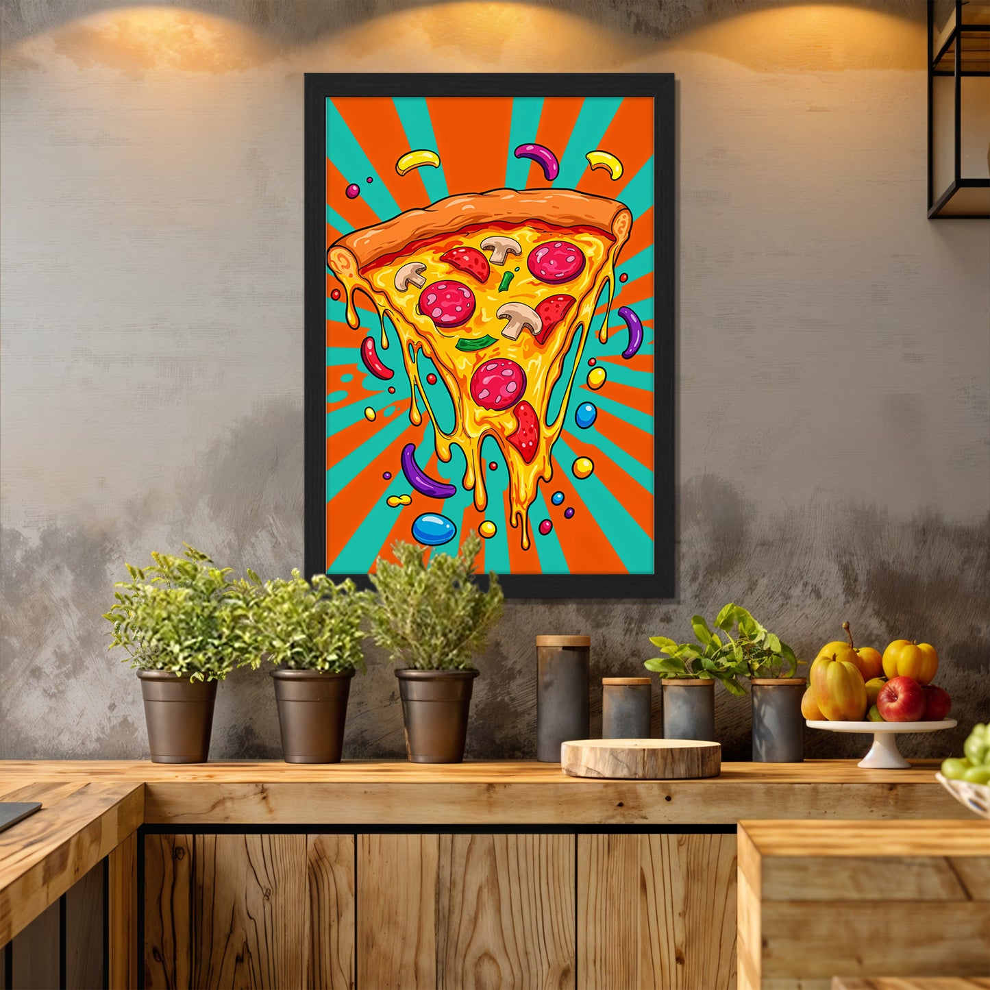 Melty Slice Wall Frame