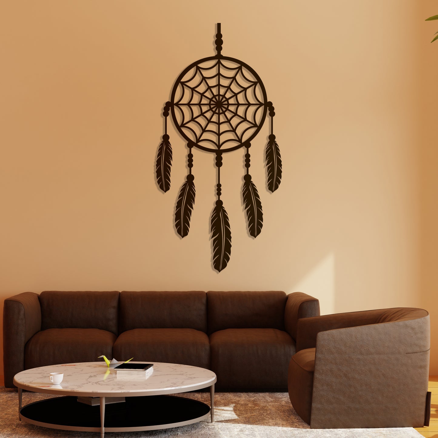Dreamcatcher Pinewood Wall Art