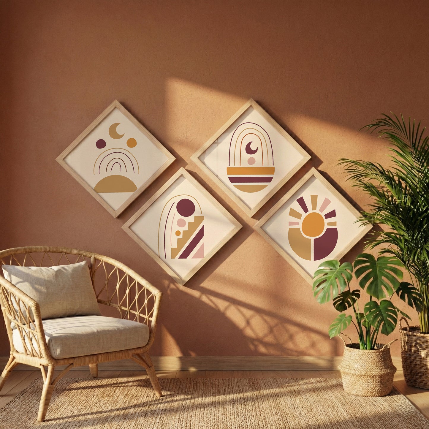 Boho Art Wall Frames