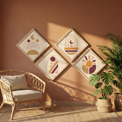Boho Art Wall Frames