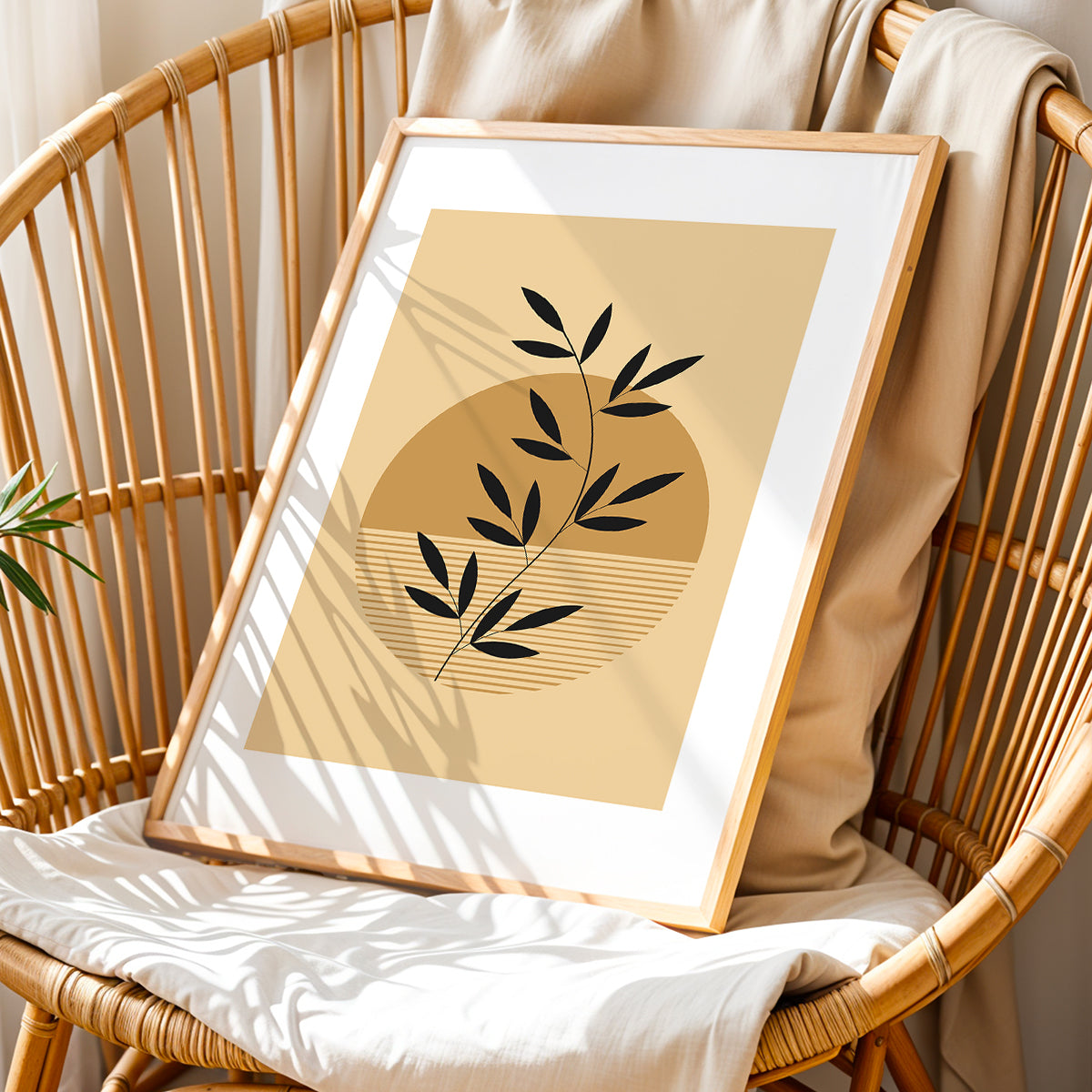 Minimalist Botanical Wall Frame