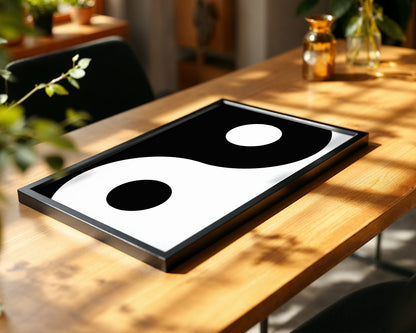 Yin Yang Minimalist Wall Art