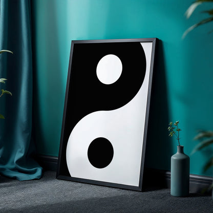 Yin Yang Minimalist Wall Art