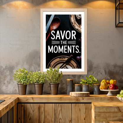 Savor Moments Wall Frame