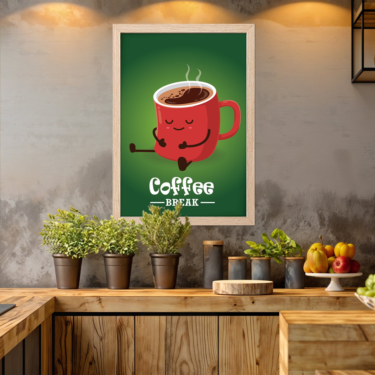 Calm Coffee Wall Frame