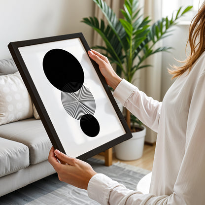Geometric Circle Abstract Print